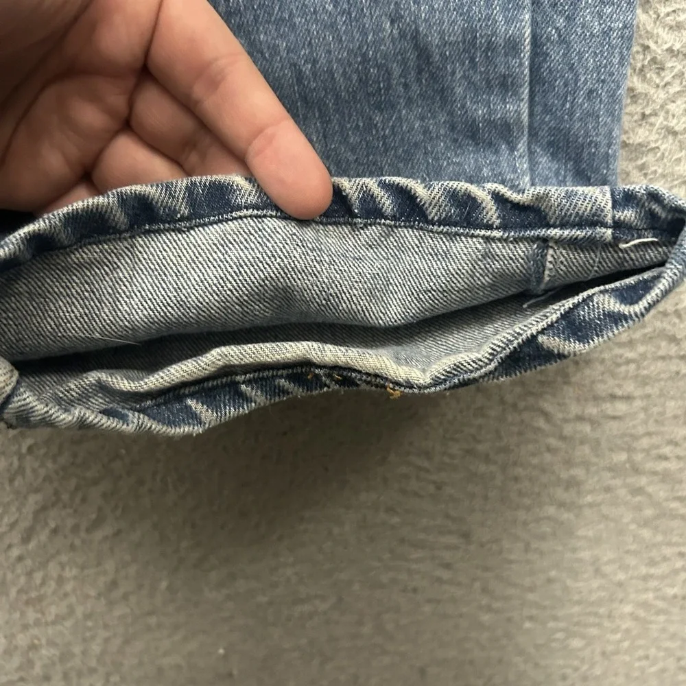 Vintage Levis Jeans Mens 38x30 Blue Denim 646 Bell Bottoms Flares 70s Orange Tab